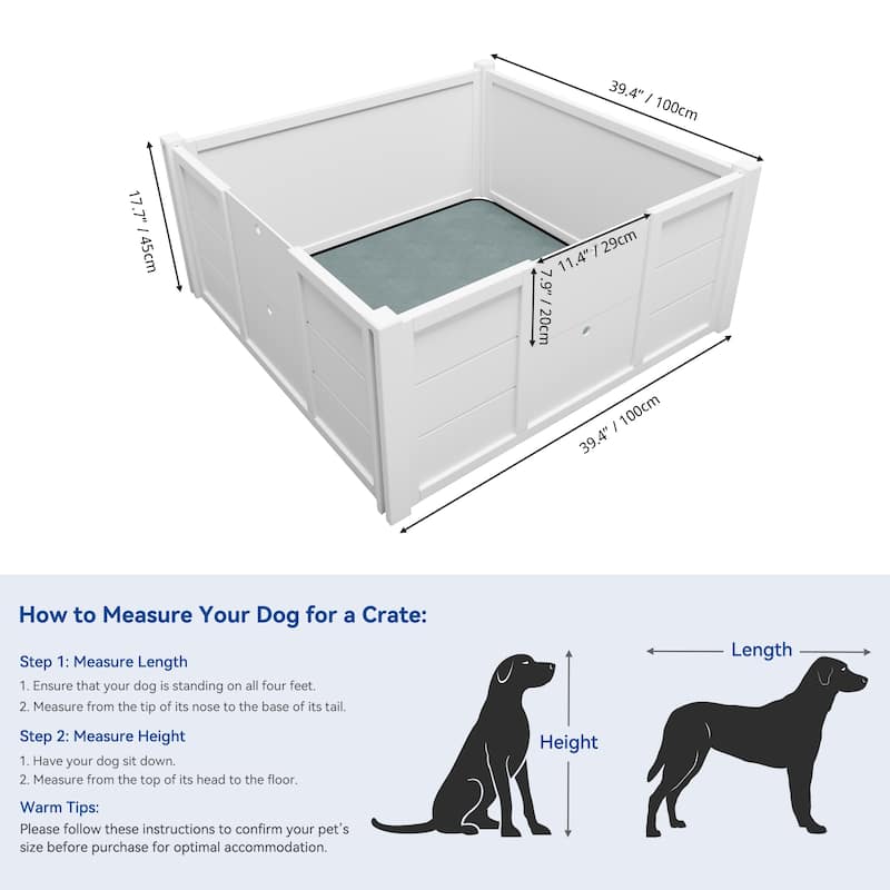 Moasis Plastic Pet Kennel Delivery Room w/ Door