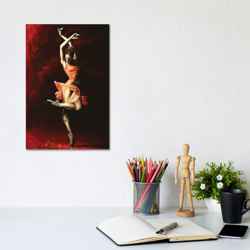iCanvas "The Passion Of Dance" by Richard Young Canvas Print - 12x8x0.75