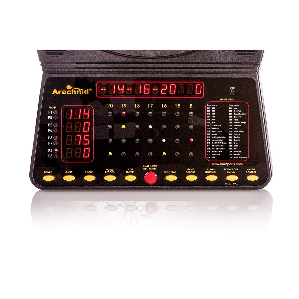 Arachnid Cricket Pro 300 Soft Tip Electronic Dartboard On Sale