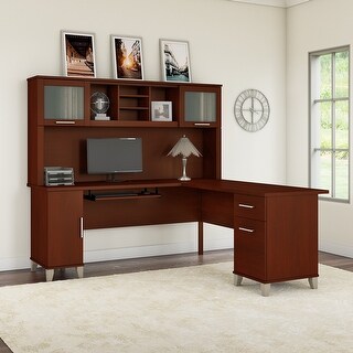 Copper Grove Shumen 71-inch L-shaped Desk (Hansen Cherry)
