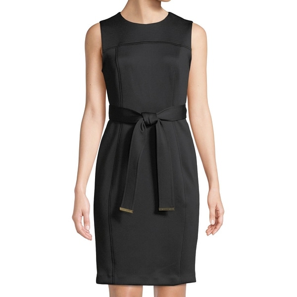 tommy hilfiger belted dress