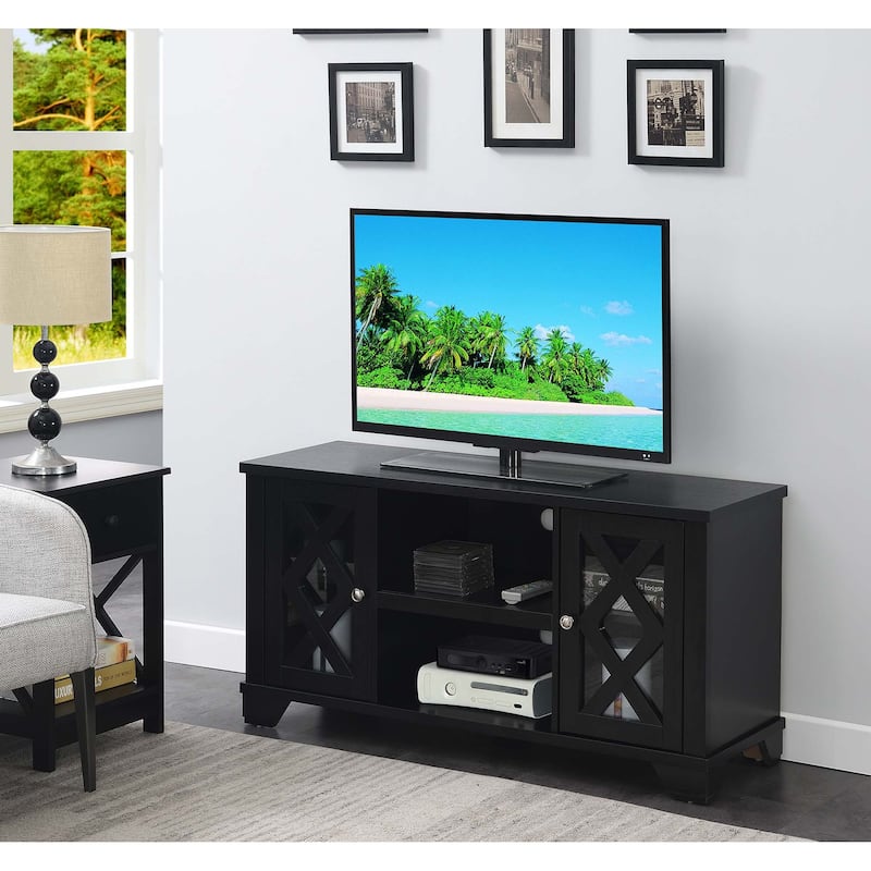 Convenience Concepts Gateway TV Stand with Storage Cabinets and Shelves for TVs up to 55 Inches - Black
