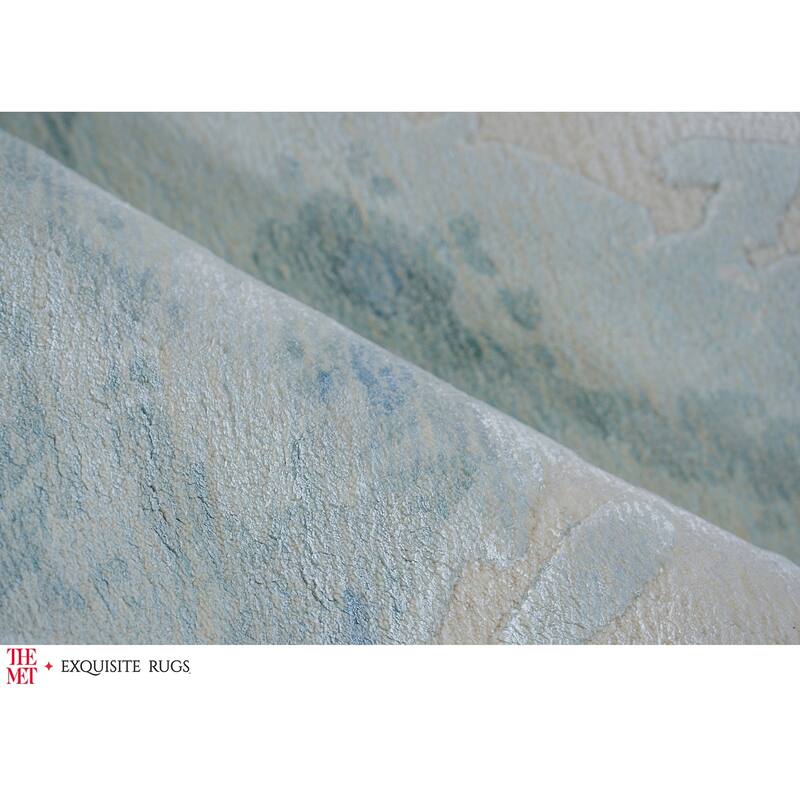 The Met X Exquisite Rugs Saccara Blue Area Rug