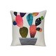 preview thumbnail 58 of 89, Oussum Home Decor Cotton Cushion Cover with Zippered Digital Print Pillowcase Single Square for Couch Bed Pillow Case (16"x16")