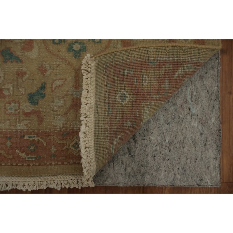 Hand Knotted Oriental 100% Wool Carpet Traditional All-Over Brown Ziegler Area Rug - 3' 7'' X 2' 0''