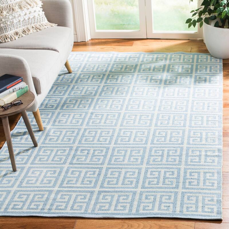 SAFAVIEH, Handmade Flatweave Montauk Belvoir Casual Cotton Rug
