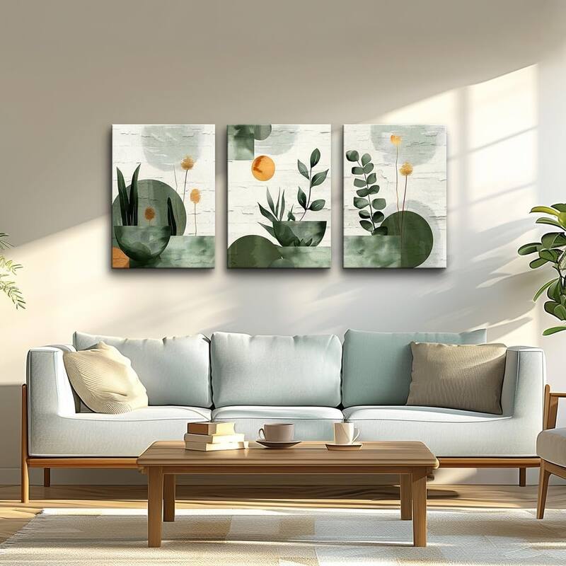 Wall Art Prints Geometry Plant Pictures Abstract