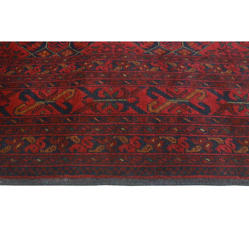Khal Mohammadi Tayte Red/Navy Rug - 6'7" x 9'7"