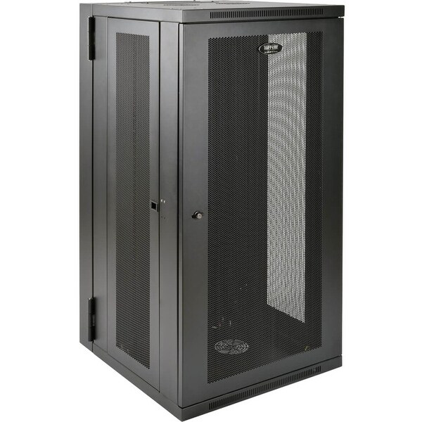 Tripp lite smartrack 26u ups-depth wall-mount rack enclosure cabinet, hinged back srw26usdp