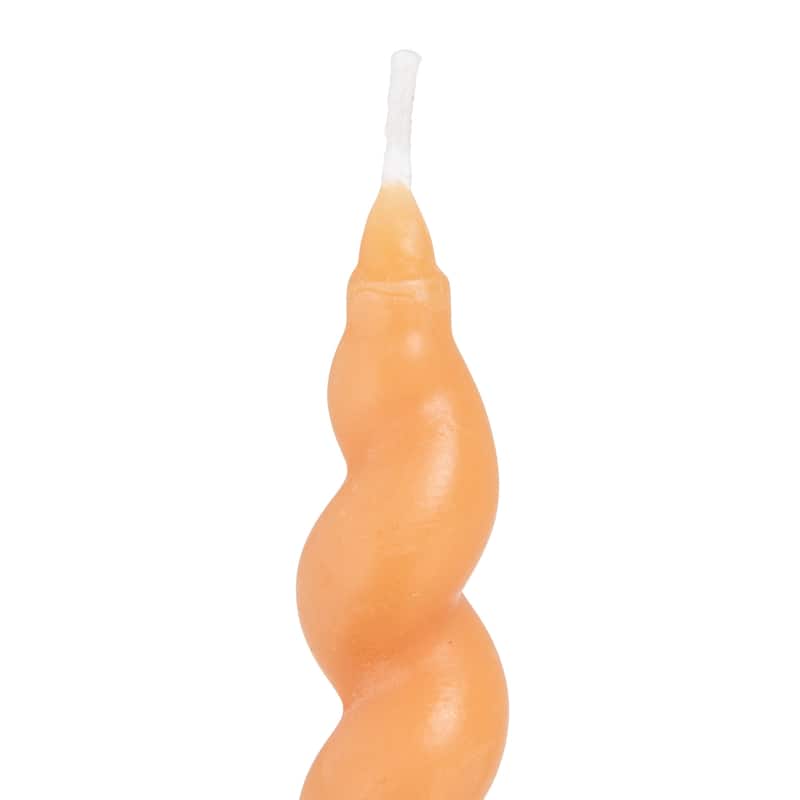 Unscented Twisted Taper Candles in Box - 0.88"L x 0.88"W x 10.0"H