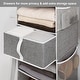 preview thumbnail 5 of 8, 6 Tiers Hanging Organizer with Drawers, Foldable Hanging Closet Shelves for Clothes, Shoe, Toys & Purse