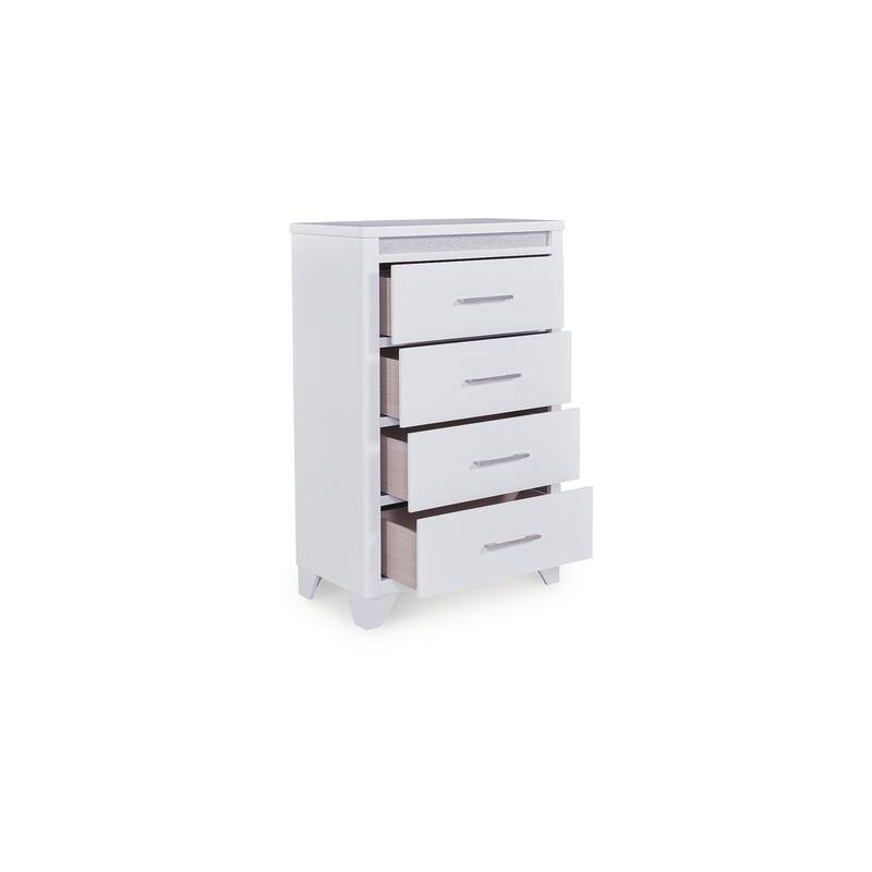 Signature Design by Ashley Stenluxe White Chest of Drawers