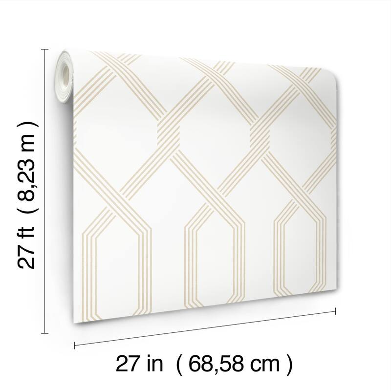Ronald Redding Palisade Beige Wallpaper