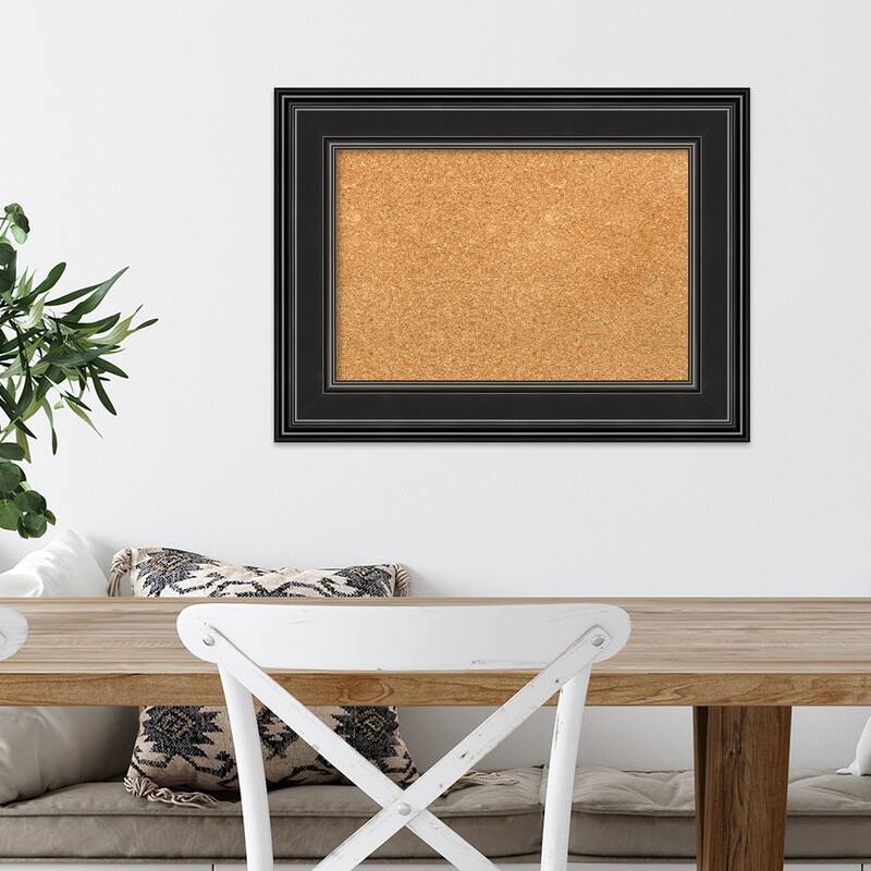 Ridge Framed Cork Bulletin Memo Board