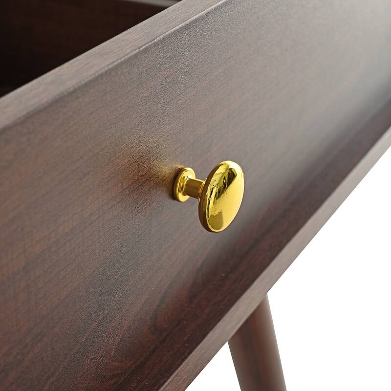 3-in-1 Vanity Desk with Lighted Flip-Top Mirror & Retractable Side Cabinet, Vanity Set with Stool & Storage Drawers