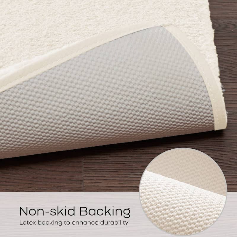 Madison Park Signature Marshmallow Bath Rug