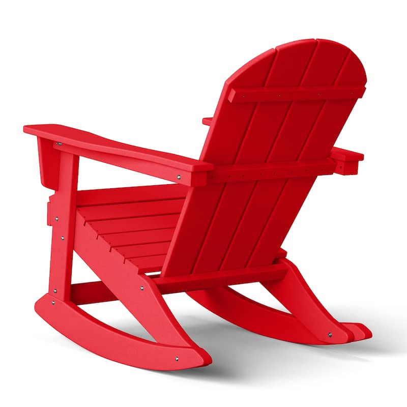 Polytrends Laguna Hdpe All Weather Outdoor Patio Rocking Chair
