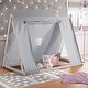 preview thumbnail 19 of 17, TeePee Tent Twin Floor Bed