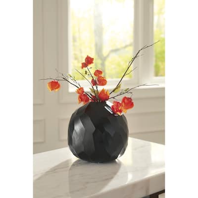 Signature Design by Ashley Ryanford Black Vase