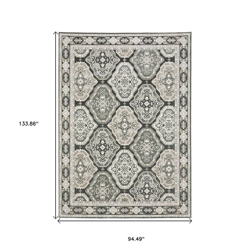 HomeRootsMedallion Traditional Runner Area Rug