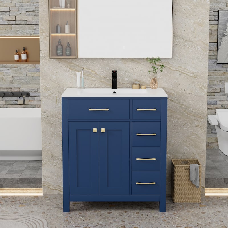 Sink Bathroom Vanity with Counter top Set