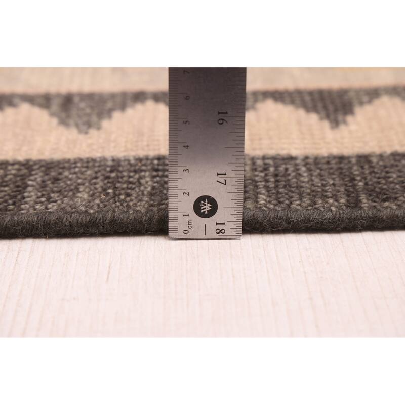 ECARPETGALLERY Hand-knotted Modern Oushak Taupe Wool Rug - 8'10 x 11'10