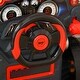 preview thumbnail 5 of 9, Kids Truck Engine Toy Repair Workshop Set with 61 Pieces, Simulated Sounds, Lights, and DIY Stickers for Ages 3-5 - Red