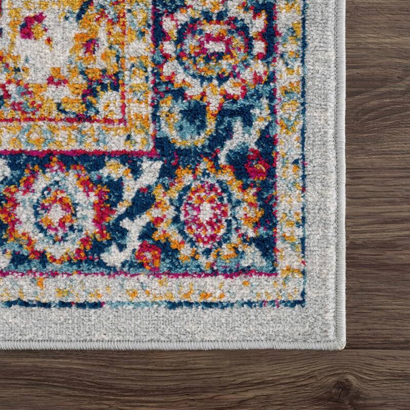 Hauteloom Istanbul Collection Vintage Oriental Traditional Medallion Area Rug