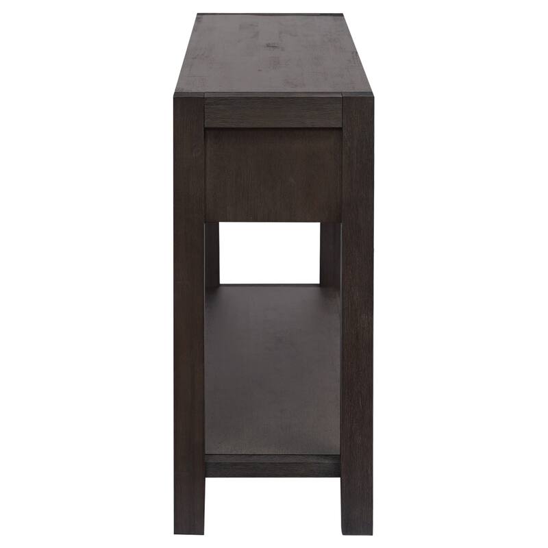 Roomfitters Console Table Entryway Table with 2 Drawers and 1 Shelf, Ideal for Hallway or Living Room, Providing Ample Storage