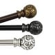 preview thumbnail 1 of 2, InStyleDesign Lux Adjustable Curtain Rod Set