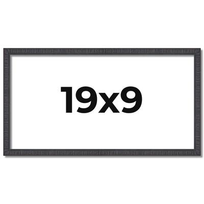19x9 Frame Brown Solid Wood Picture Frame - Complete Modern Photo