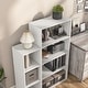 preview thumbnail 194 of 202, DH BASIC Modern Wood Customizable Stackable Storage Organizer - Cube Shelves, Drawer Cabinet, Bookcase with Doors by Denhour