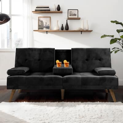 Futzca Futon Couch Sofa Bed, Small Sleeper Sofa Chair Loveseat