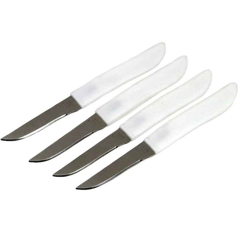 Chef Craft 4pc Stainless Steel Blade Paring Knives Set - Great for Cutting Fruits & Vegetables - 1 Set