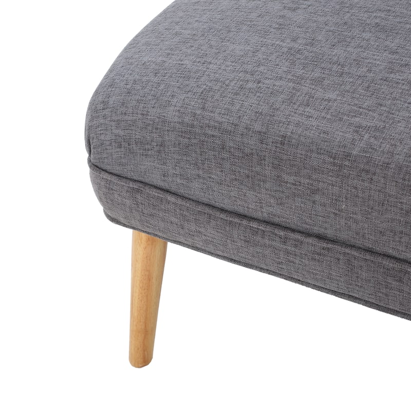Minimalist Upholstered Seat, 2 Seater Couch with Birch Legs for Living Room, Love Seat Couches for Home Office