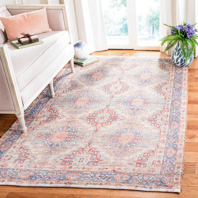 SAFAVIEH Handmade Saffron Chelsy Modern Tribal Cotton Rug