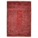 preview thumbnail 1 of 7, ECARPETGALLERY Hand-knotted Color Transition Burgundy Wool Rug - 6'6 x 9'6 Burgundy - 6'6 x 9'6