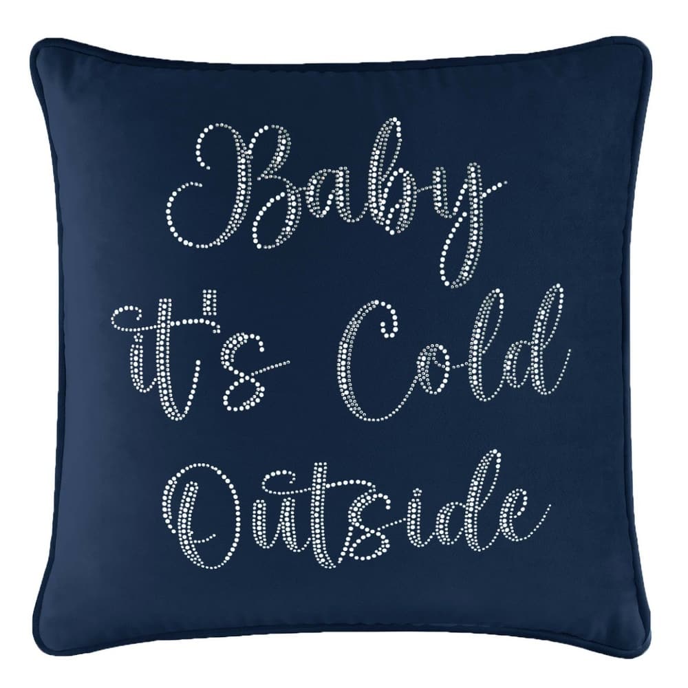 Sparkles Home Baby It's Cold Outside Pillow