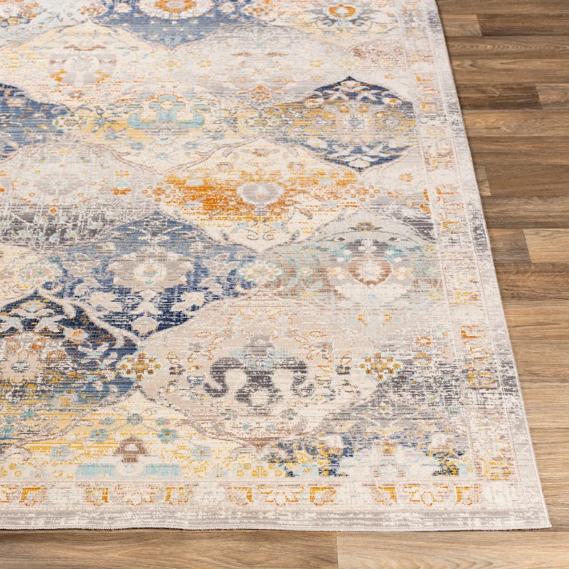 Artistic Weavers Jaul Distressed Moroccan Patchwork Area Rug