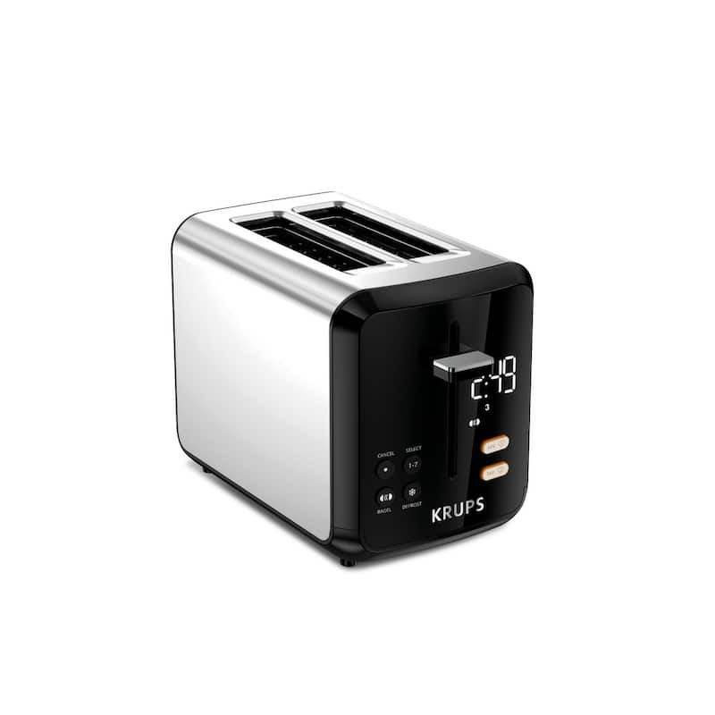 KRUPS My Memory Digital Stainless Steel 2 Slot Toaster