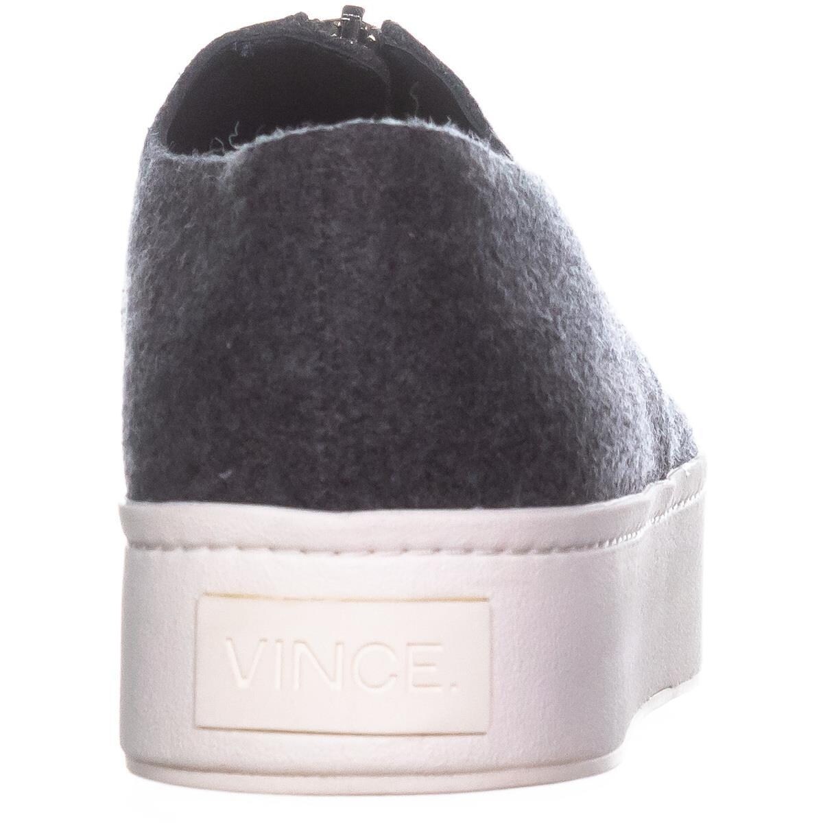 vince warner zip suede platform sneakers