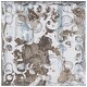 preview thumbnail 2 of 17, Merola Tile Aevum Dark Ornato 7.86" x 7.86" Ceramic Wall Tile