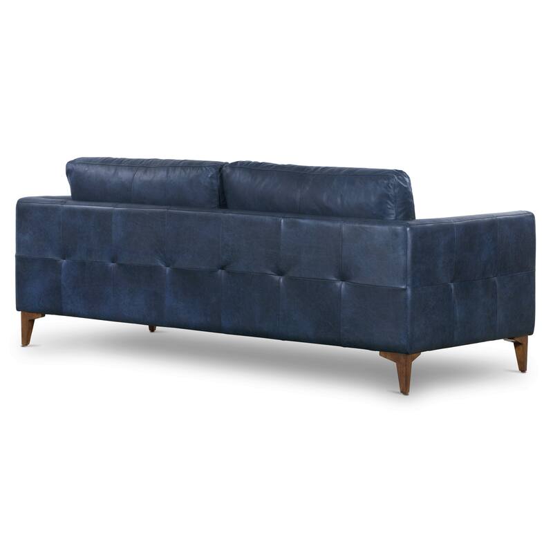 Poly & Bark Calle 90" Sofa - Full Grain Genuine Italian Leather