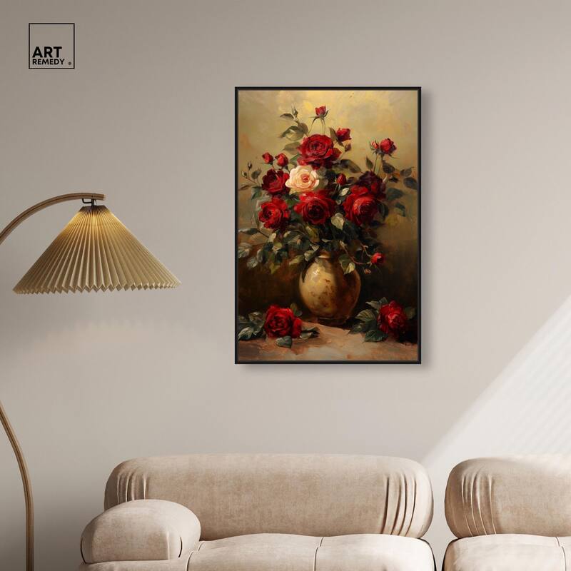 Lavish Lily Lament Canvas by Art Remedy