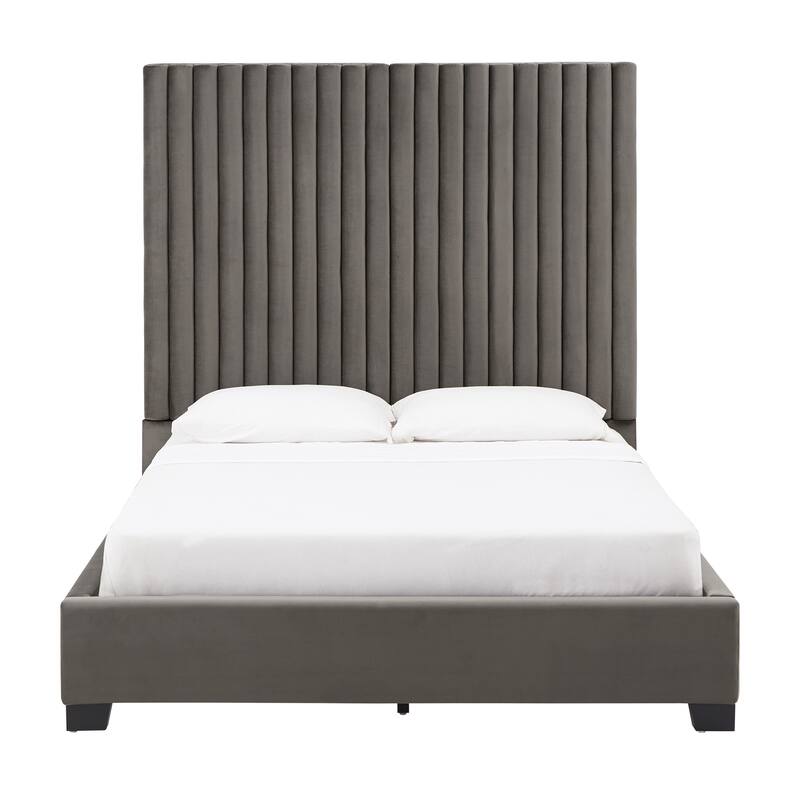 Aart Tufted Solid Wood and Upholstered Platform Bed by iNSPIRE Q Bold