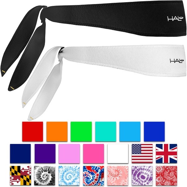 Halo Headband Sweatband Tie Version - One Size
