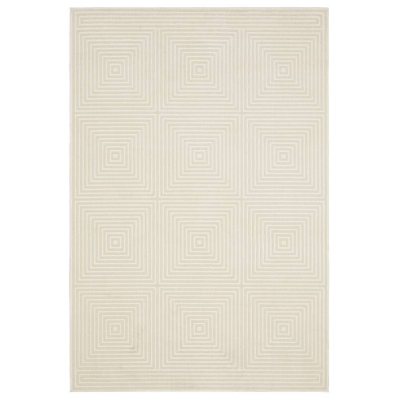 HomeRootsGeometric Transitional Rectangle Area Rug