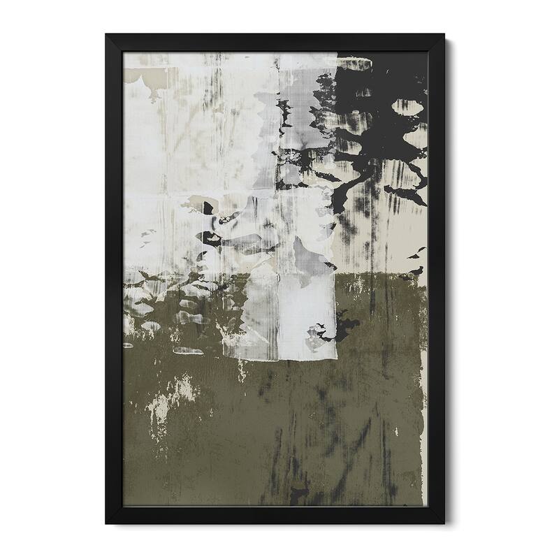 Reflections In Sage II Premium Framed Poster by Isabelle Z - Black - 32x24x1