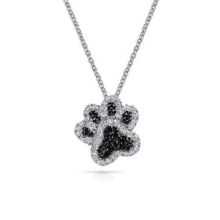 paw print dog necklace