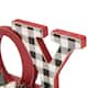 Glitzhome Christmas Wooden Word Table Decor